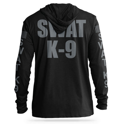 [SWAT K9] Cotton Hooded Tee [BLK/GRY]