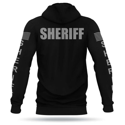 [SHERIFF] Performance Hoodie [BLK/GRY]-13 Fifty Apparel