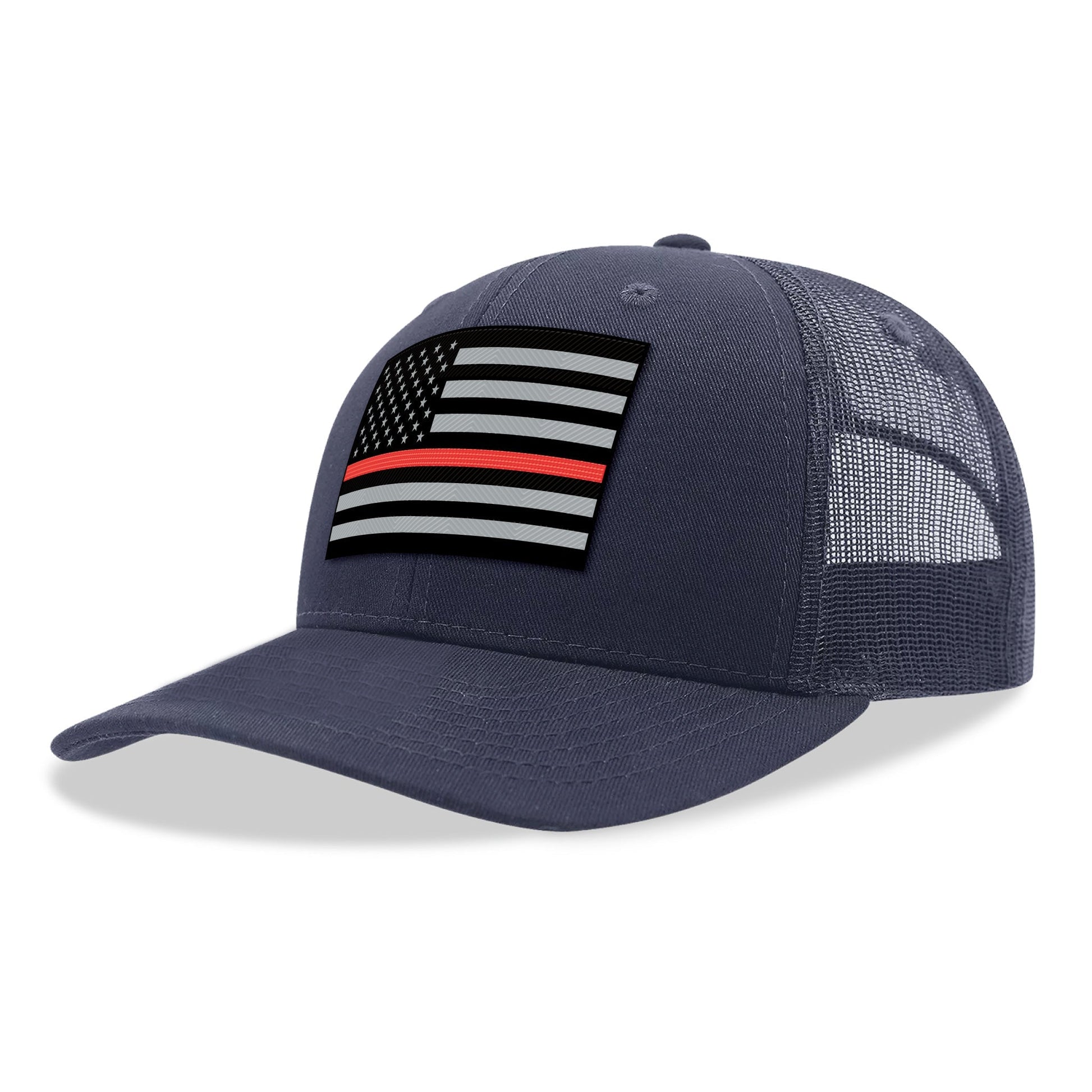 [THIN RED LINE FLAG] Kids Adjustable Mesh Back Cap-13 Fifty Apparel