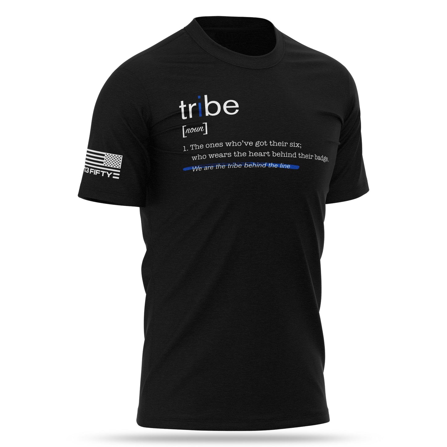 [TRIBE] Cotton Blend Shirt [BLK/WHT]-13 Fifty Apparel