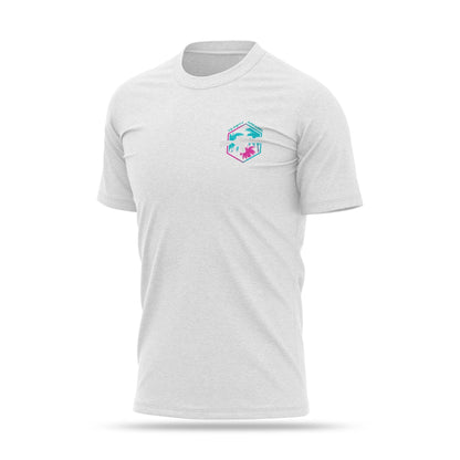 [TROPICAL TRIGGER] Cotton Blend Shirt [WHT/PNK]-13 Fifty Apparel