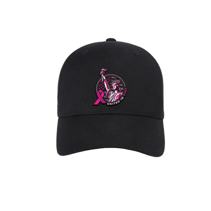 [UNITED IN PINK] Flexfit® Adjustable Cap [BLK/PNK]-13 Fifty Apparel