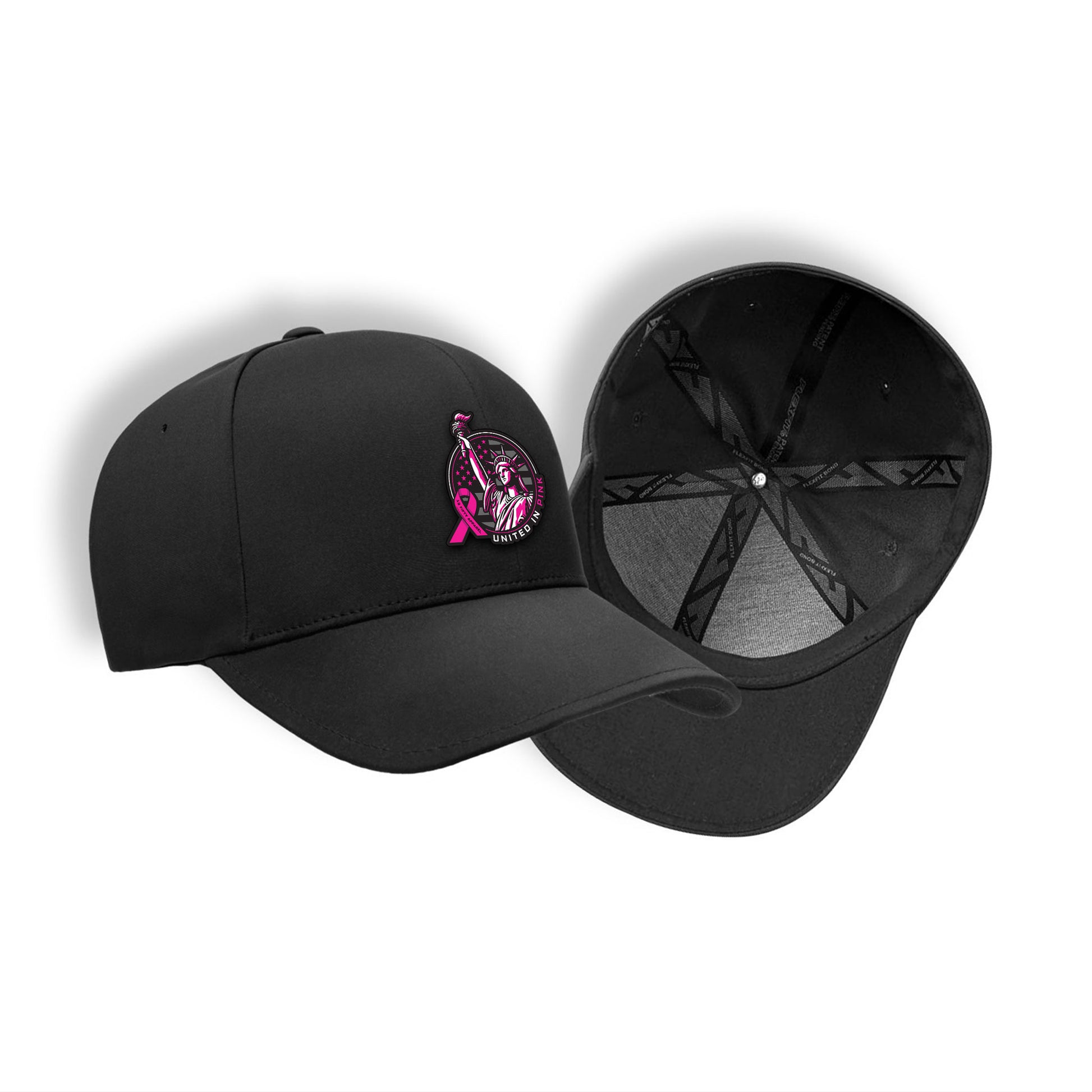 [UNITED IN PINK] Flexfit Delta® Cap [BLK/PNK]-13 Fifty Apparel