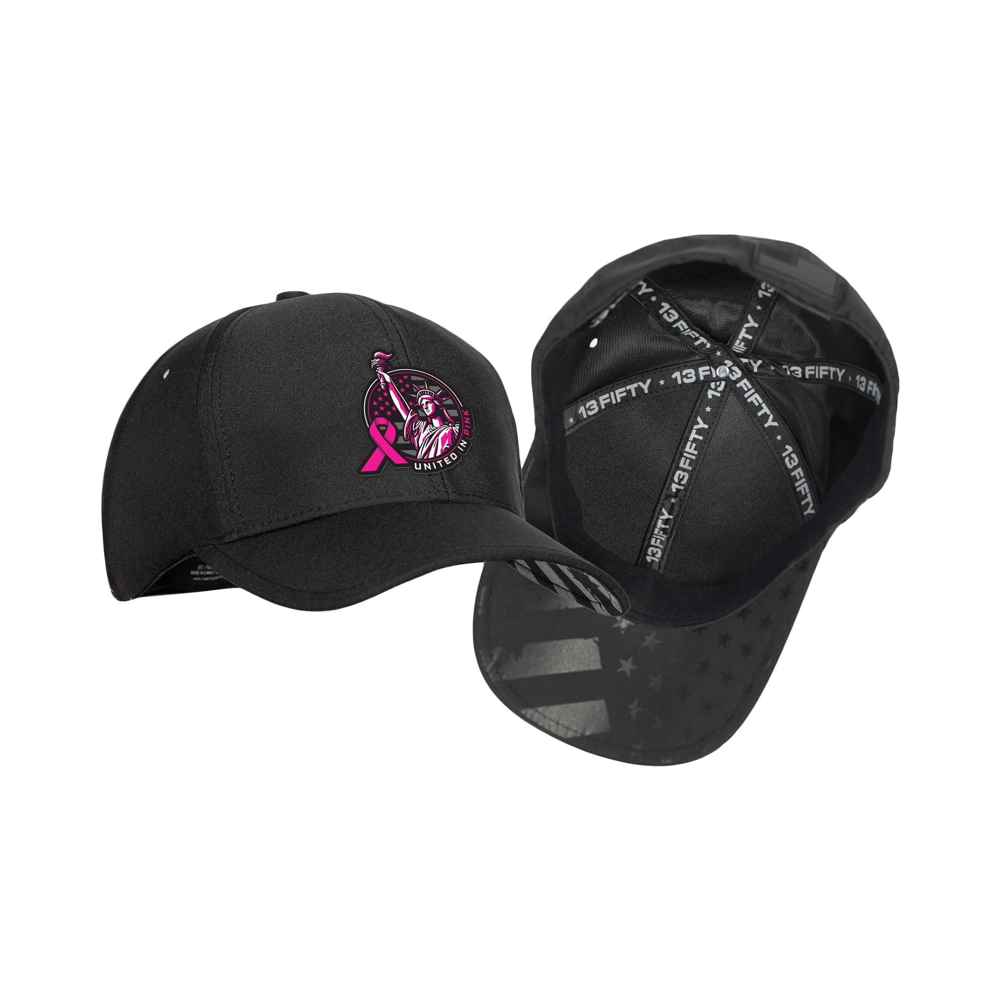 [UNITED IN PINK] LEOTEX® Cap [BLK/PNK]-13 Fifty Apparel