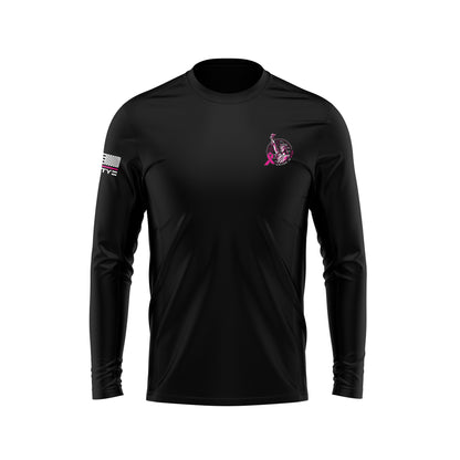 [UNITED IN PINK] Men's Utility Long Sleeve [BLK/PNK]-13 Fifty Apparel
