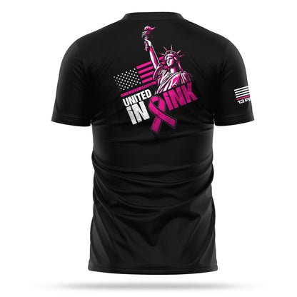 [UNITED IN PINK] Men's Utility Shirt [BLK/PNK]-13 Fifty Apparel
