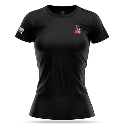 [UNITED IN PINK] Women's Utility Shirt [BLK/PNK]-13 Fifty Apparel