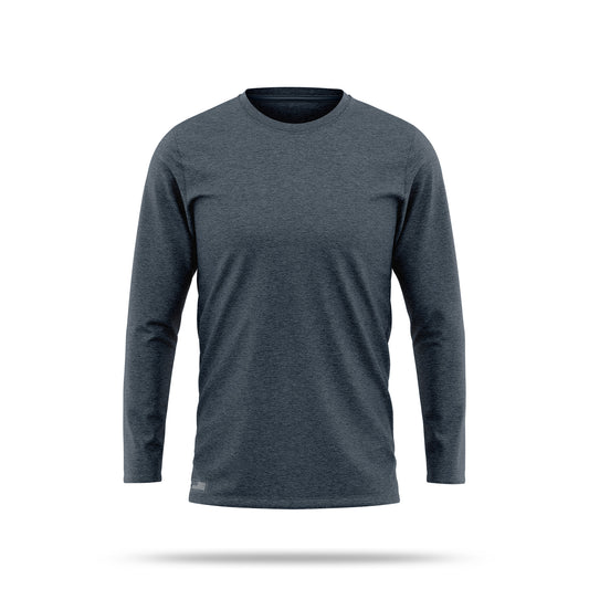 [UNMARKED] Cotton Blend Long Sleeve [NVY] 13 Fifty Apparel 