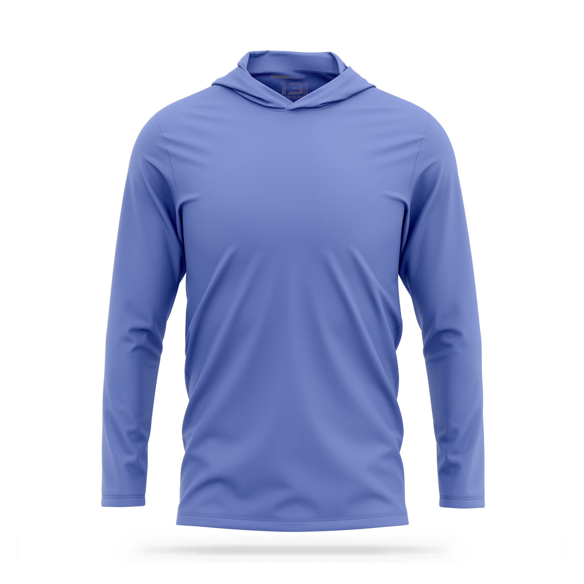 [UNMARKED] Men's Hooded Long Sleeve [LBLU]-13 Fifty Apparel