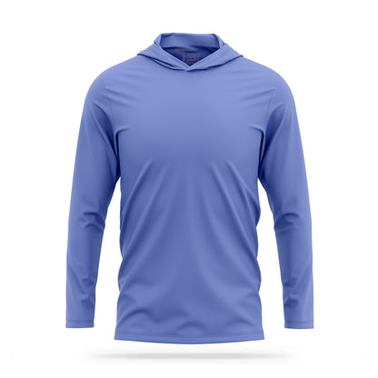 [UNMARKED] Men's Hooded Long Sleeve [LBLU]-13 Fifty Apparel