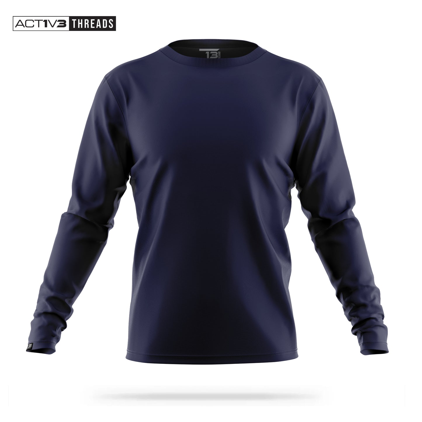 [UNMARKED] Men's Performance Long Sleeve [NVY]-13 Fifty Apparel