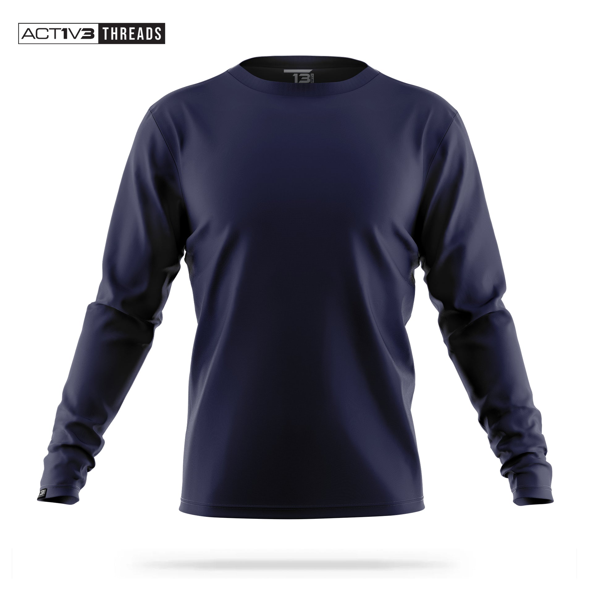 [UNMARKED] Men's Performance Long Sleeve [NVY]-13 Fifty Apparel