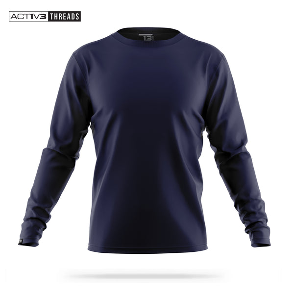 [UNMARKED] Men's Performance Long Sleeve [NVY]-13 Fifty Apparel