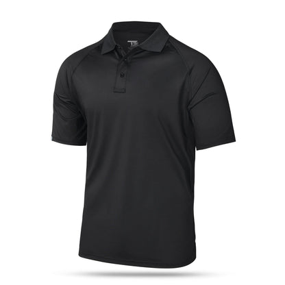 [UNMARKED] Men's Performance Polo [BLK]-13 Fifty Apparel