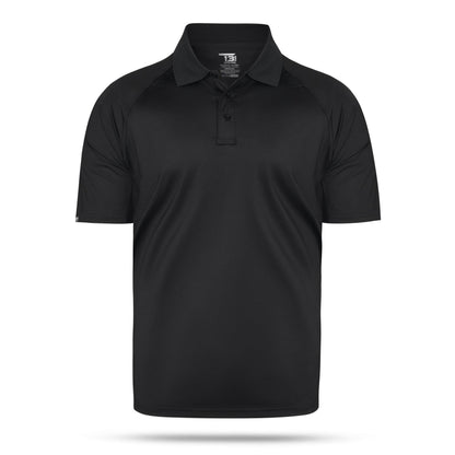 [UNMARKED] Men's Performance Polo [BLK]-13 Fifty Apparel