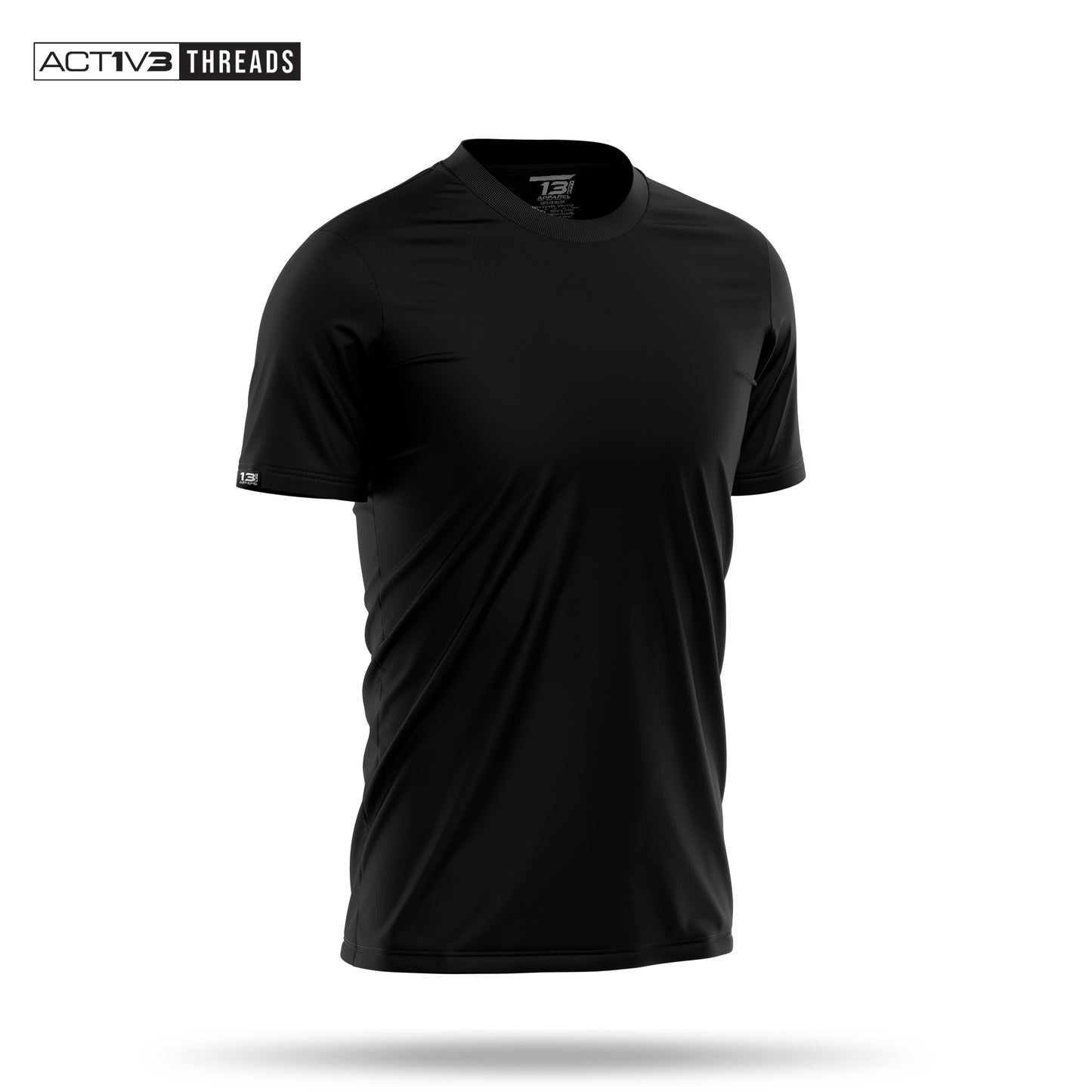 [UNMARKED] Men's Performance Shirt [BLK]-13 Fifty Apparel