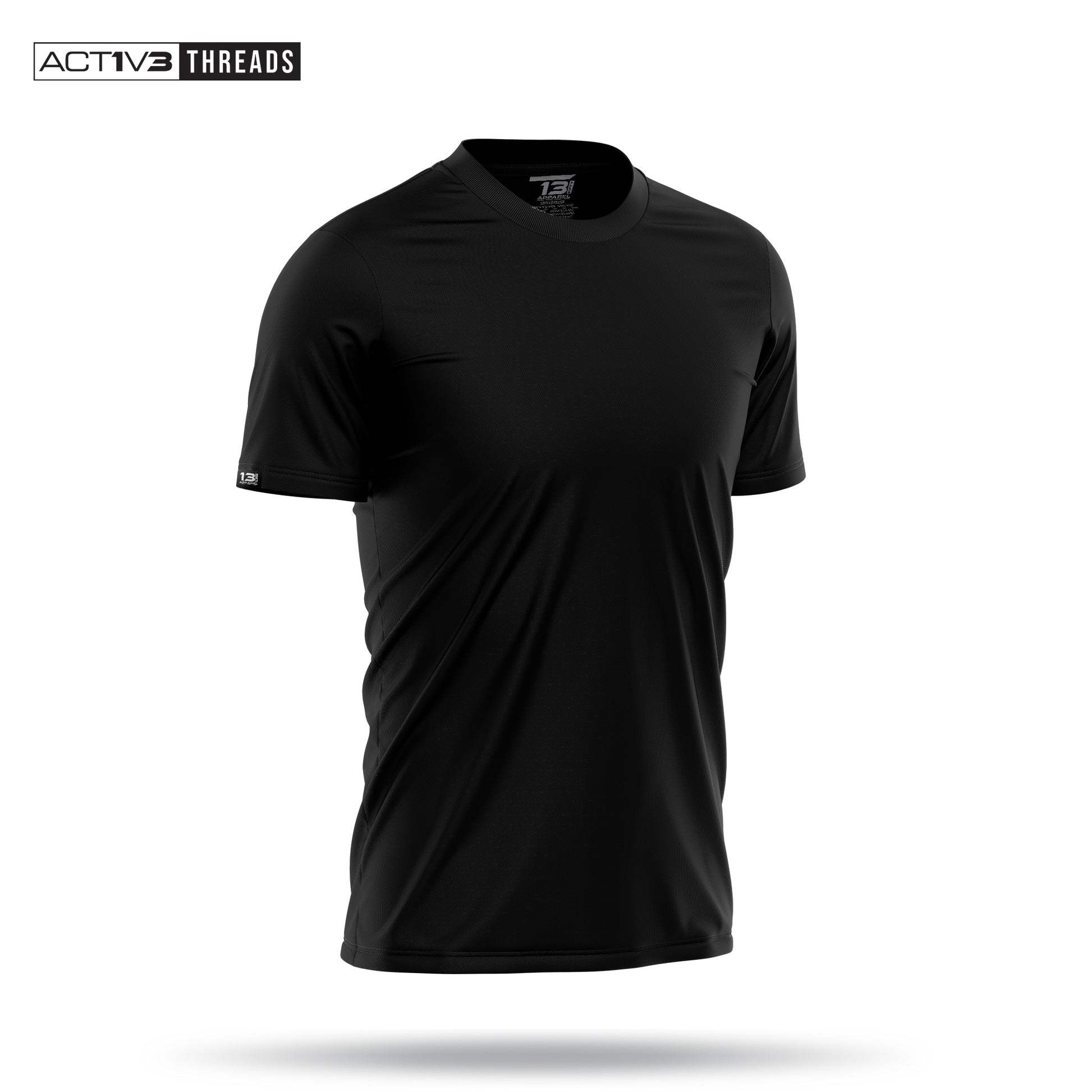 [UNMARKED] Men's Performance Shirt [BLK]-13 Fifty Apparel