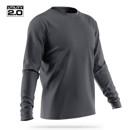 [UNMARKED] Men's Utility 2.0 Long Sleeve [CHAR/BLK]-13 Fifty Apparel