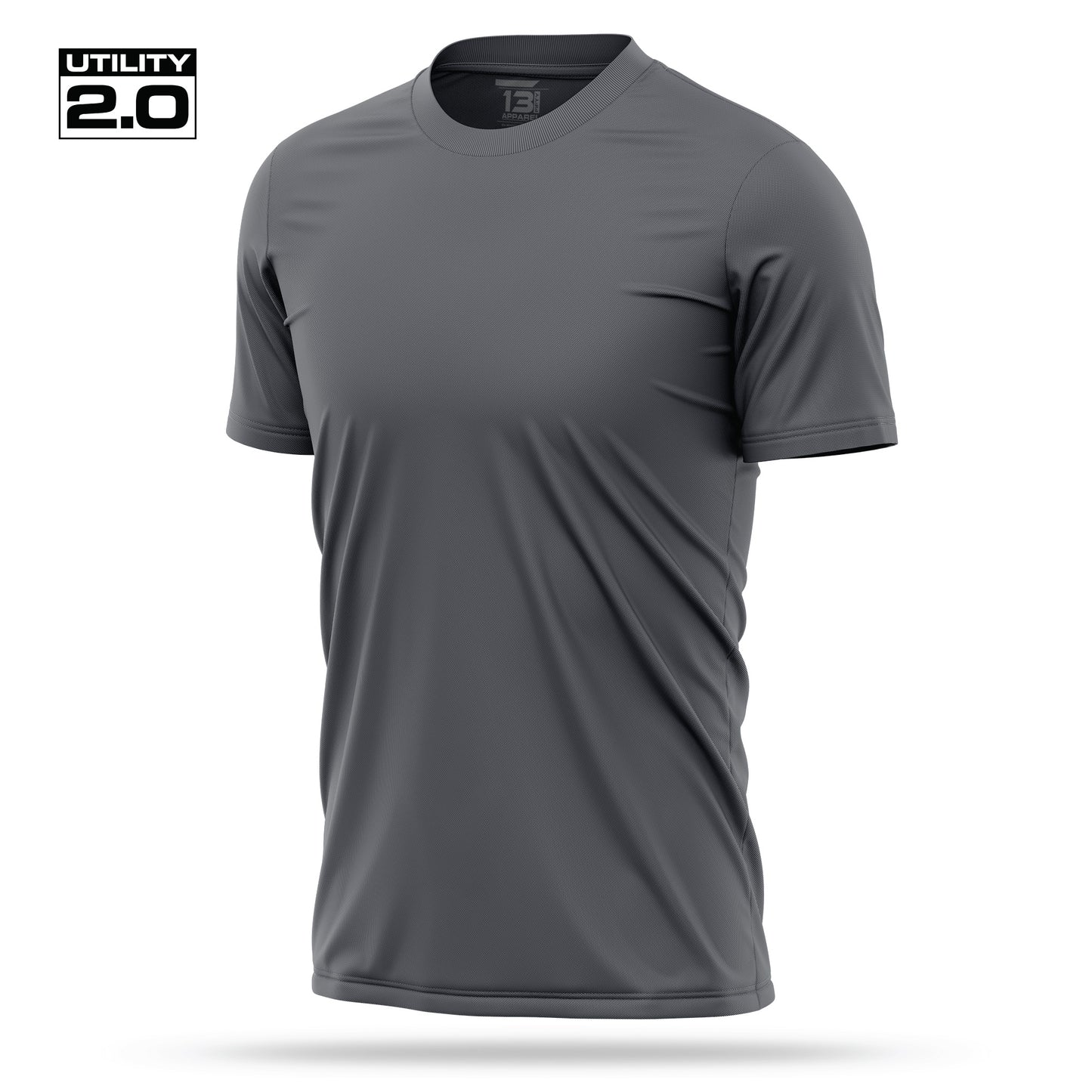 [UNMARKED] Men's Utility 2.0 Short Sleeve [CHAR/BLK]-13 Fifty Apparel