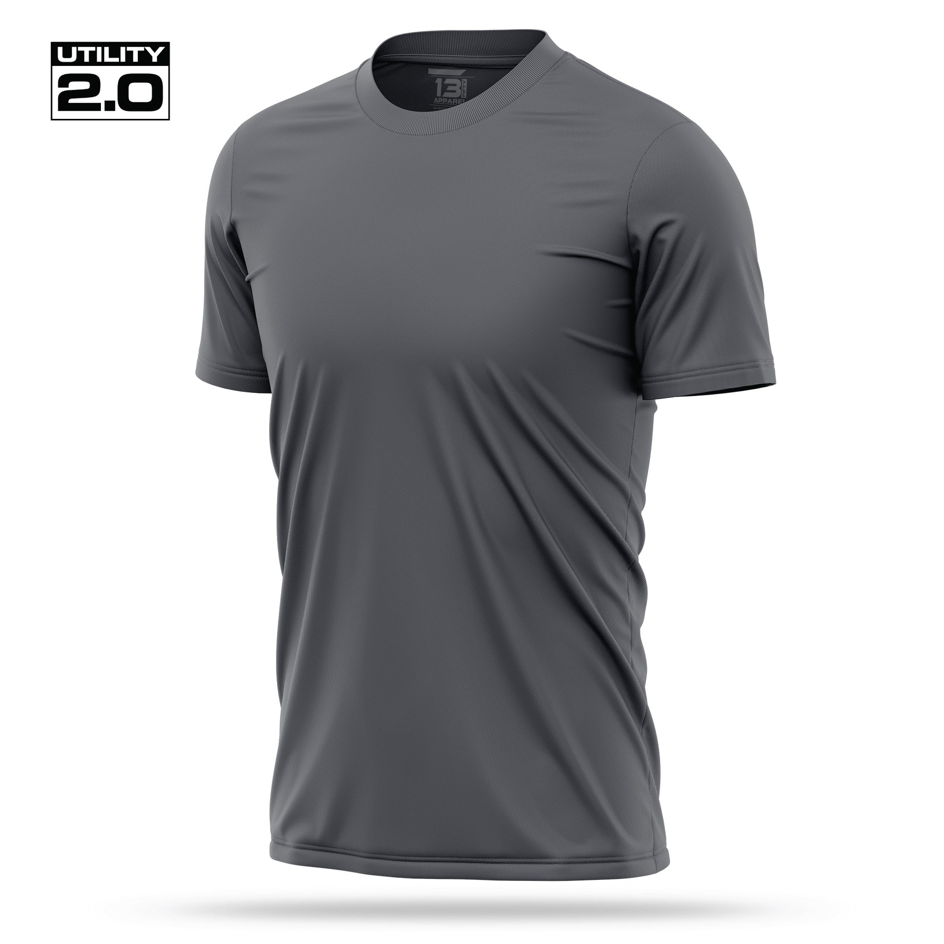 [UNMARKED] Men's Utility 2.0 Short Sleeve [CHAR/BLK]-13 Fifty Apparel