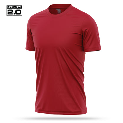 [UNMARKED] Men's Utility 2.0 Short Sleeve [RED/WHT]-13 Fifty Apparel