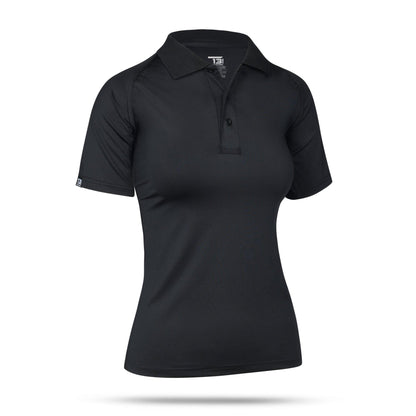 [UNMARKED] Women's Performance Polo [BLK]-13 Fifty Apparel