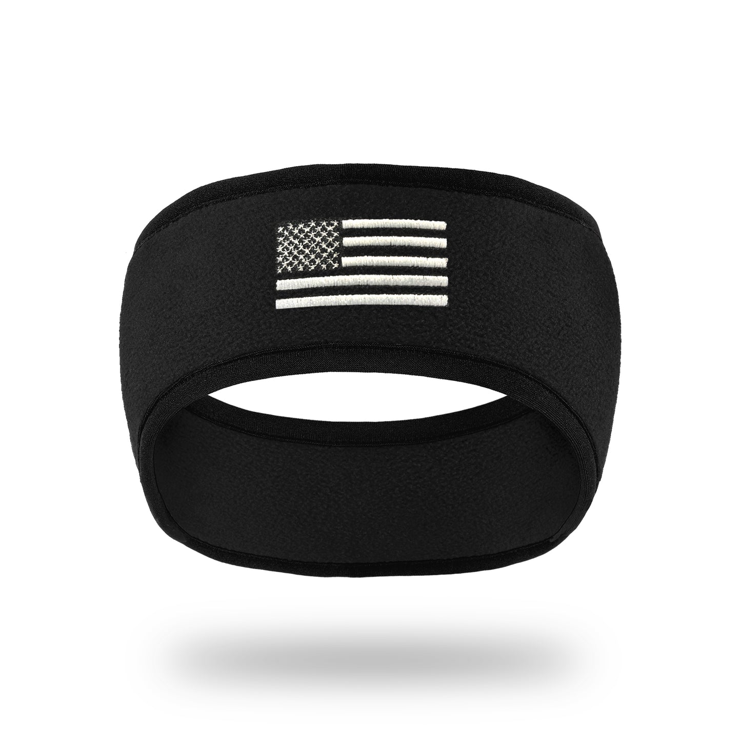 [USA FLAG] Cold-Weather Headband [BLK/WHT]-13 Fifty Apparel
