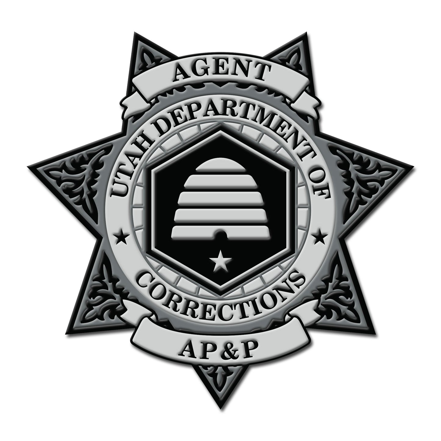 [UTAH ADULT PROBATION & PAROLE] COR PVC Patch-13 Fifty Apparel