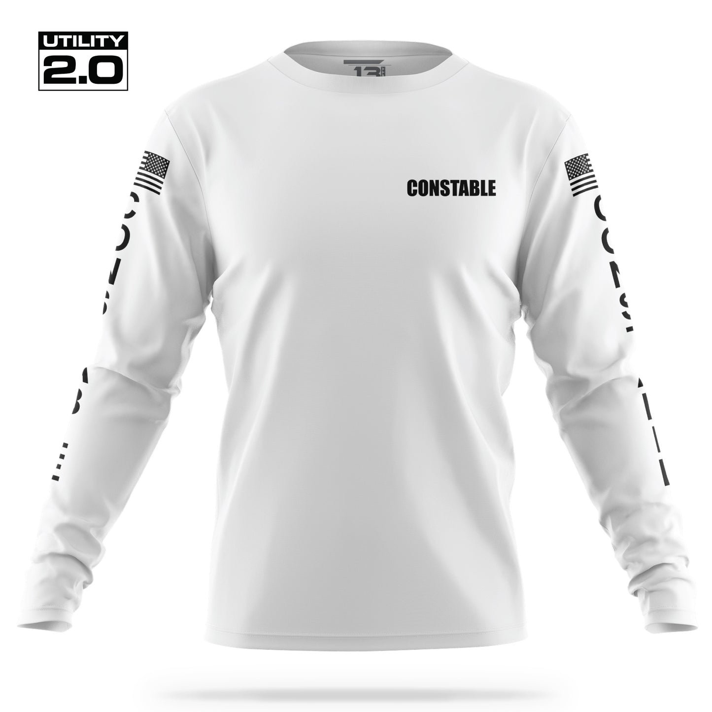 [CONSTABLE] Men's Utility 2.0 Long Sleeve [WHT/BLK]