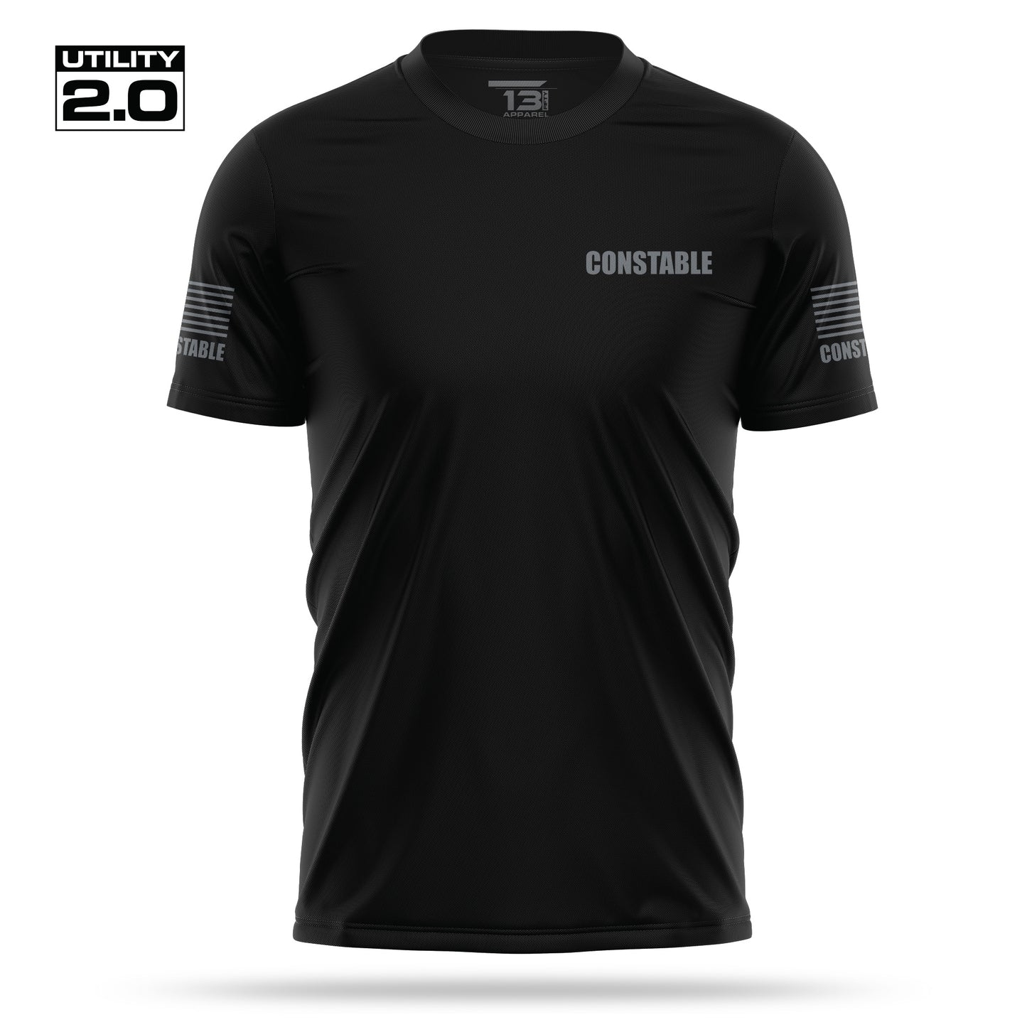 [CONSTABLE] Men's Utility 2.0 Short Sleeve [BLK/GRY]