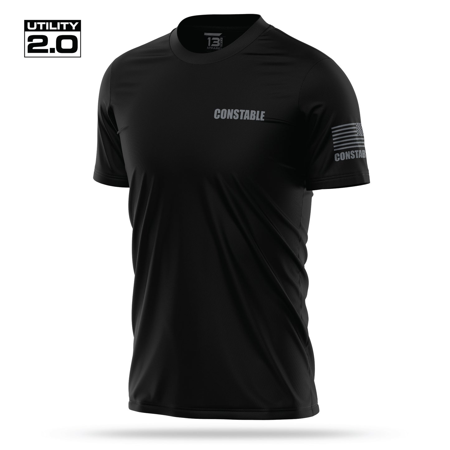 [CONSTABLE] Men's Utility 2.0 Short Sleeve [BLK/GRY]