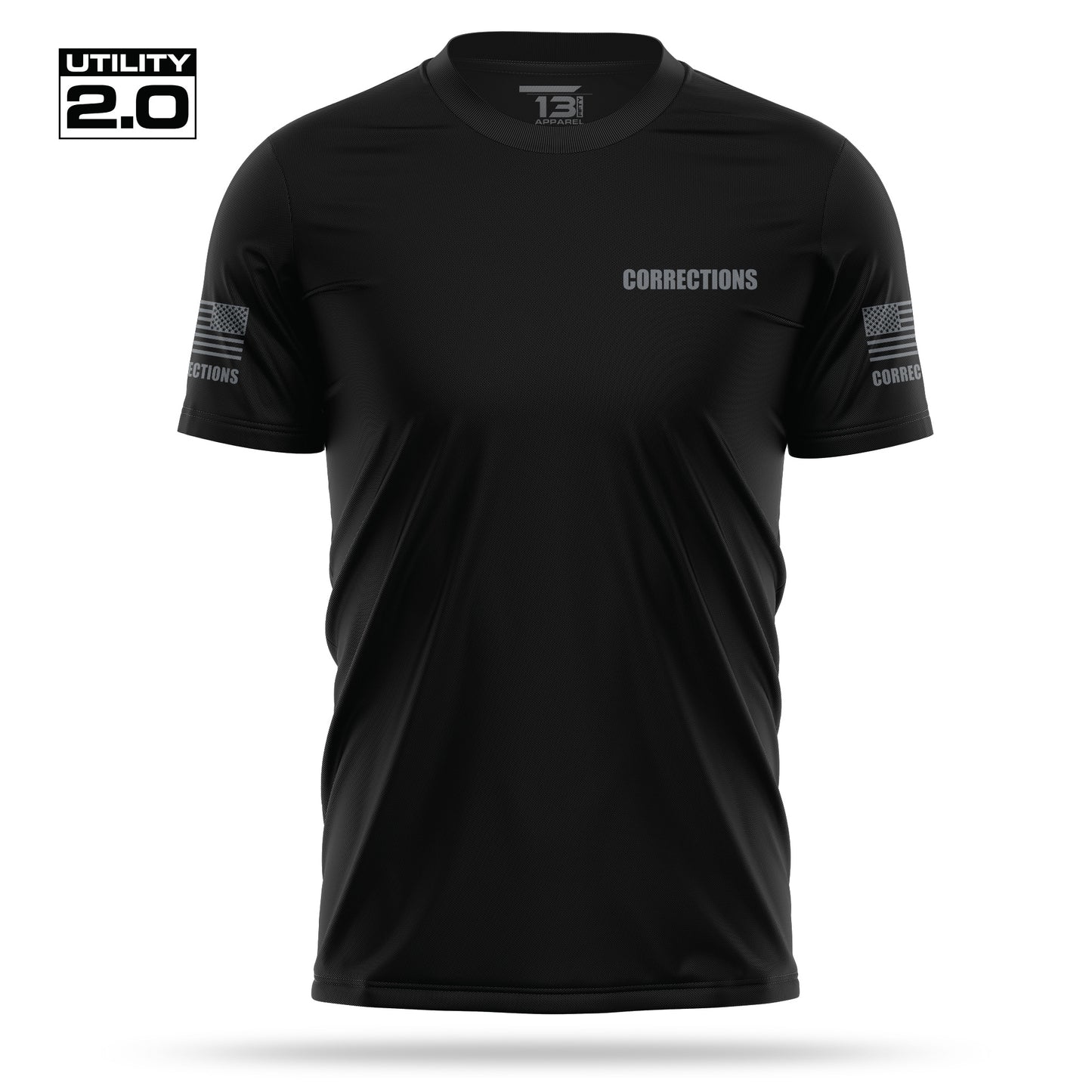 [CORRECTIONS] Men's Utility 2.0 Short Sleeve [BLK/GRY]