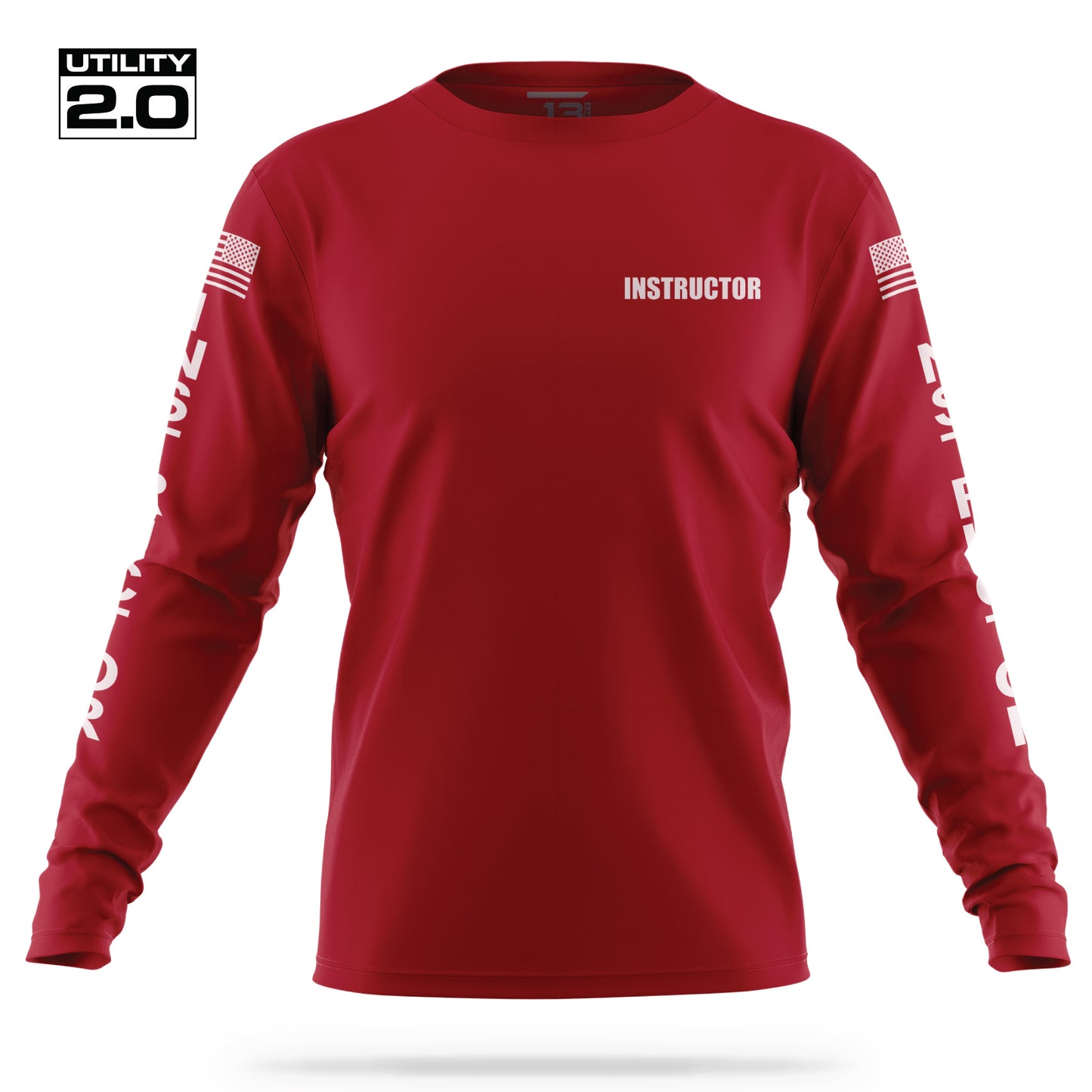[INSTRUCTOR] Men's Utility 2.0 Long Sleeve [RED/WHT]