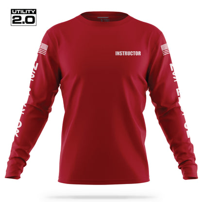 [INSTRUCTOR] Men's Utility 2.0 Long Sleeve [RED/WHT]
