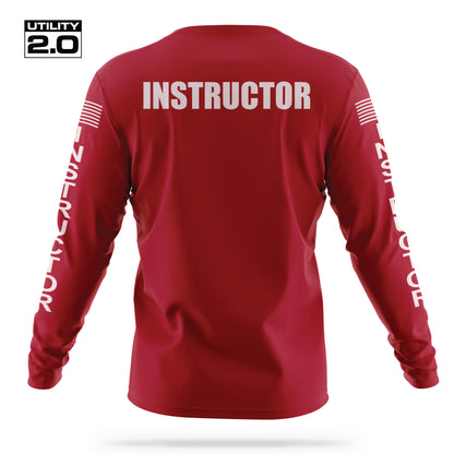 [INSTRUCTOR] Men's Utility 2.0 Long Sleeve [RED/WHT]