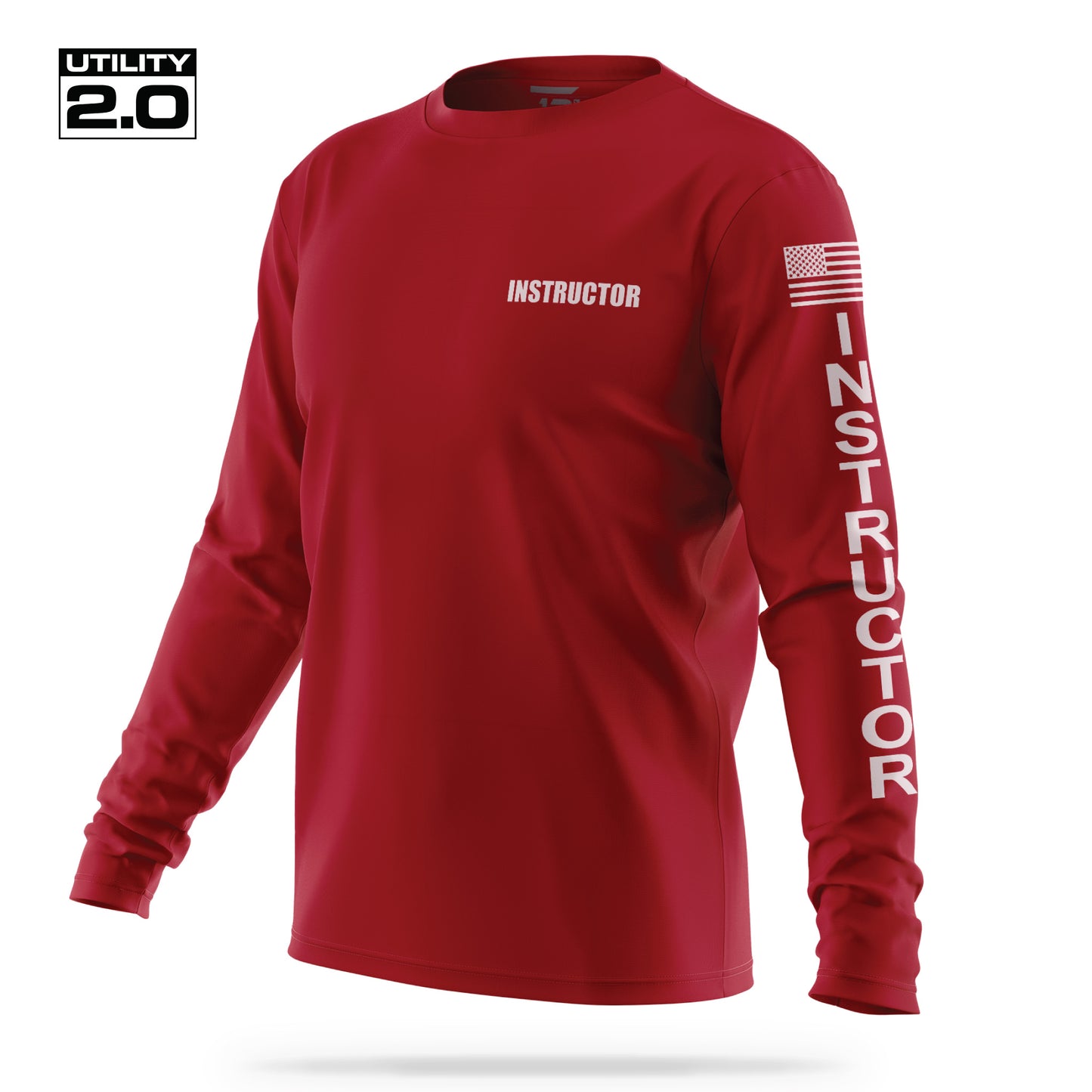 [INSTRUCTOR] Men's Utility 2.0 Long Sleeve [RED/WHT]