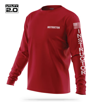 [INSTRUCTOR] Men's Utility 2.0 Long Sleeve [RED/WHT]