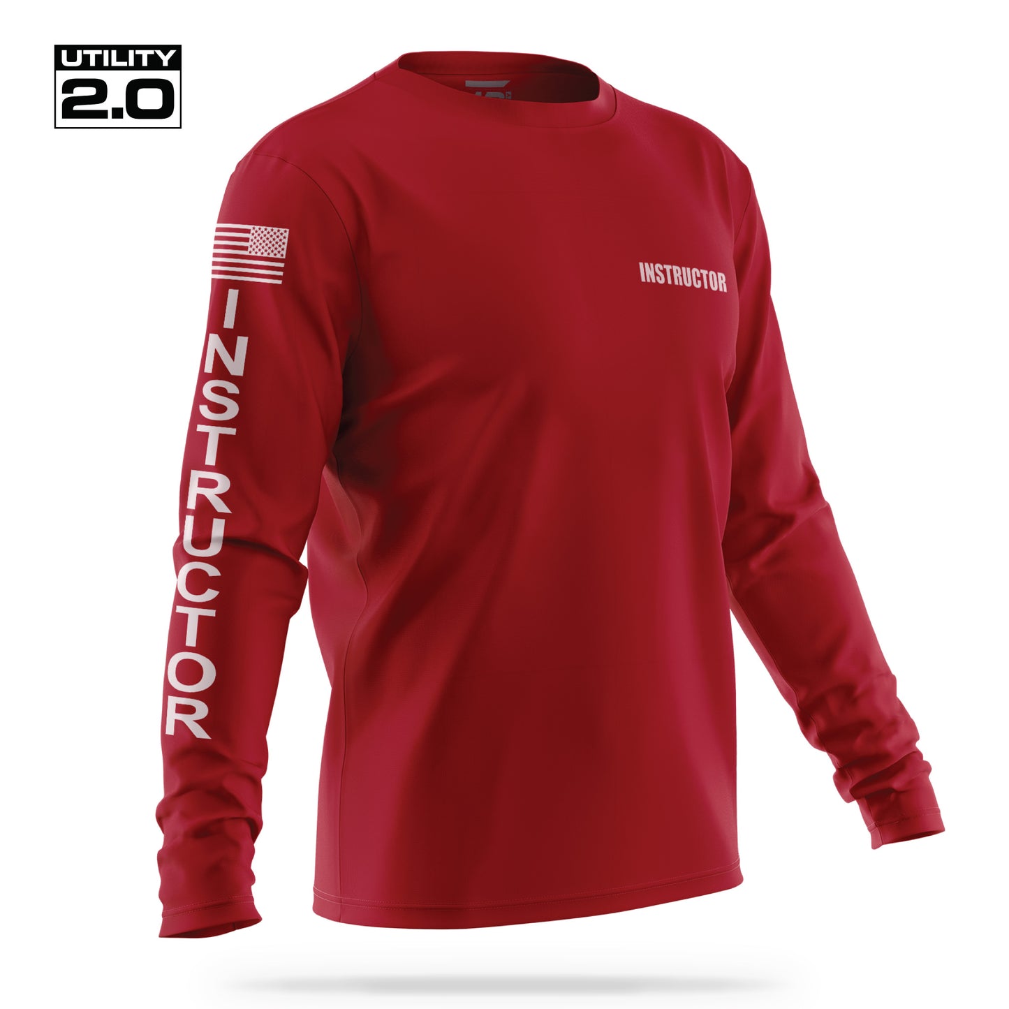 [INSTRUCTOR] Men's Utility 2.0 Long Sleeve [RED/WHT]