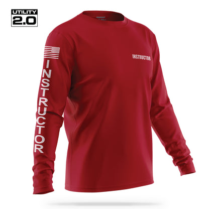 [INSTRUCTOR] Men's Utility 2.0 Long Sleeve [RED/WHT]