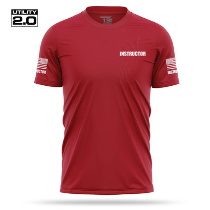 [INSTRUCTOR] Men's Utility 2.0 Short Sleeve [RED/WHT]