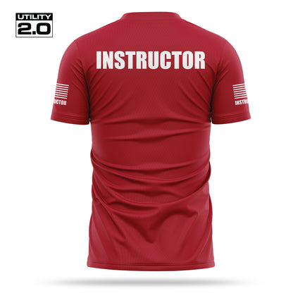 [INSTRUCTOR] Men's Utility 2.0 Short Sleeve [RED/WHT]