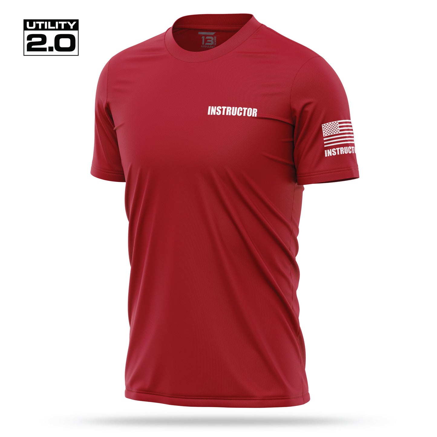 [INSTRUCTOR] Men's Utility 2.0 Short Sleeve [RED/WHT]