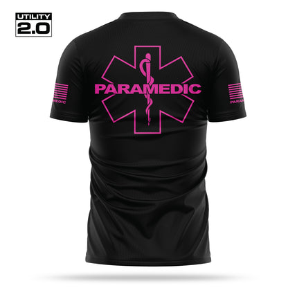 [PARAMEDIC] Men's Utility 2.0 Short Sleeve [BLK/PNK]