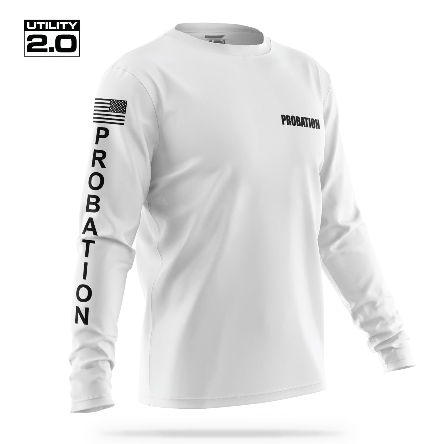 [PROBATION] Men's Utility 2.0 Long Sleeve [WHT/BLK]