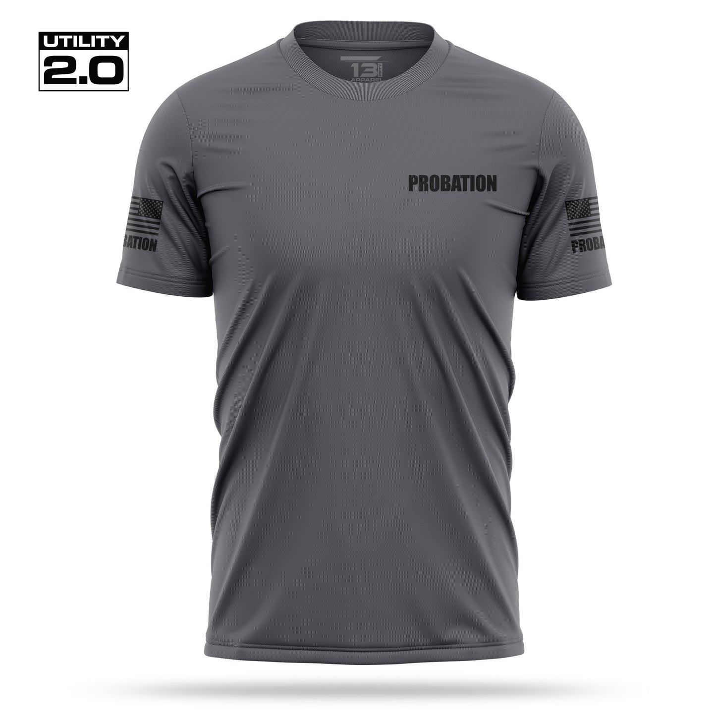 [PROBATION] Men's Utility 2.0 Short Sleeve [CHAR/BLK]