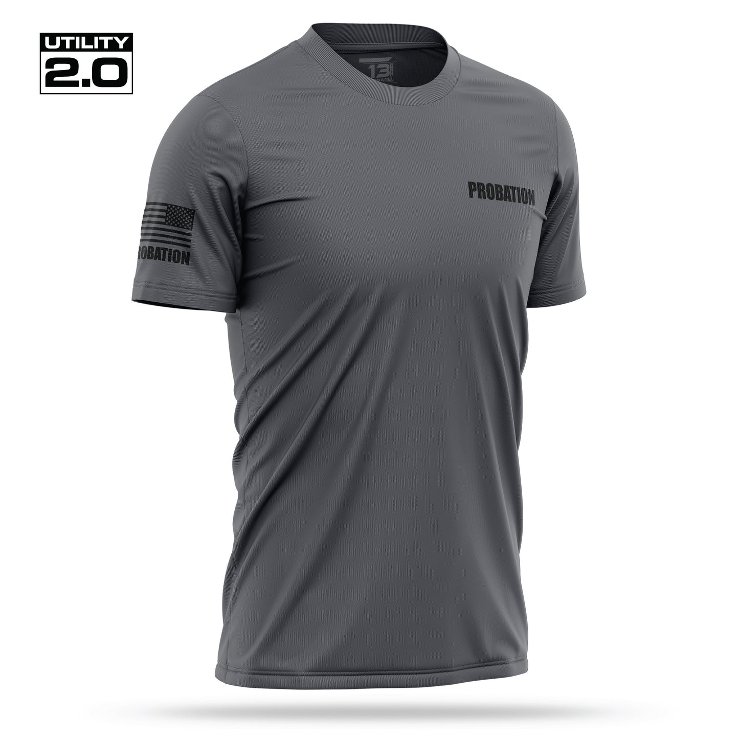 [PROBATION] Men's Utility 2.0 Short Sleeve [CHAR/BLK]