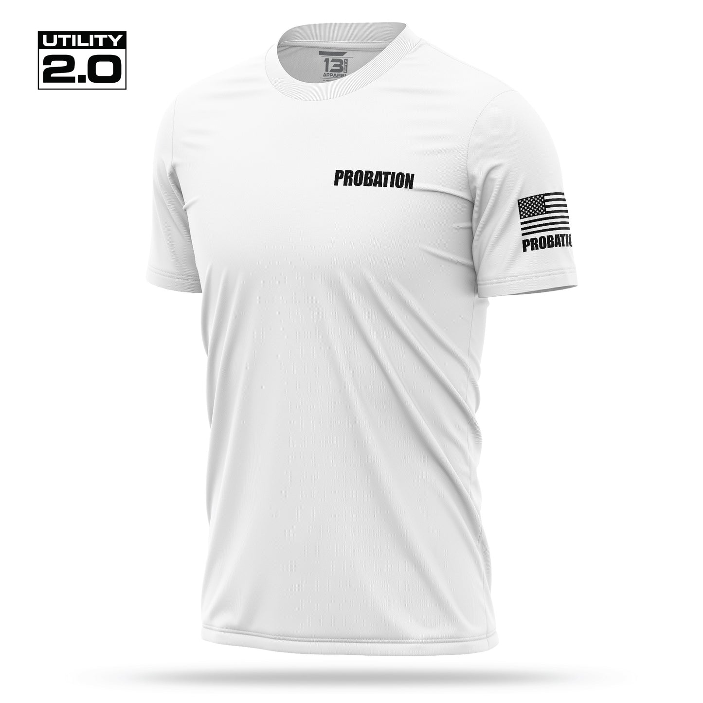 [PROBATION] Men's Utility 2.0 Short Sleeve [WHT/BLK]
