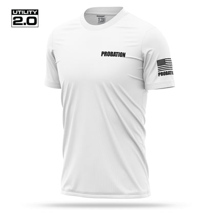 [PROBATION] Men's Utility 2.0 Short Sleeve [WHT/BLK]