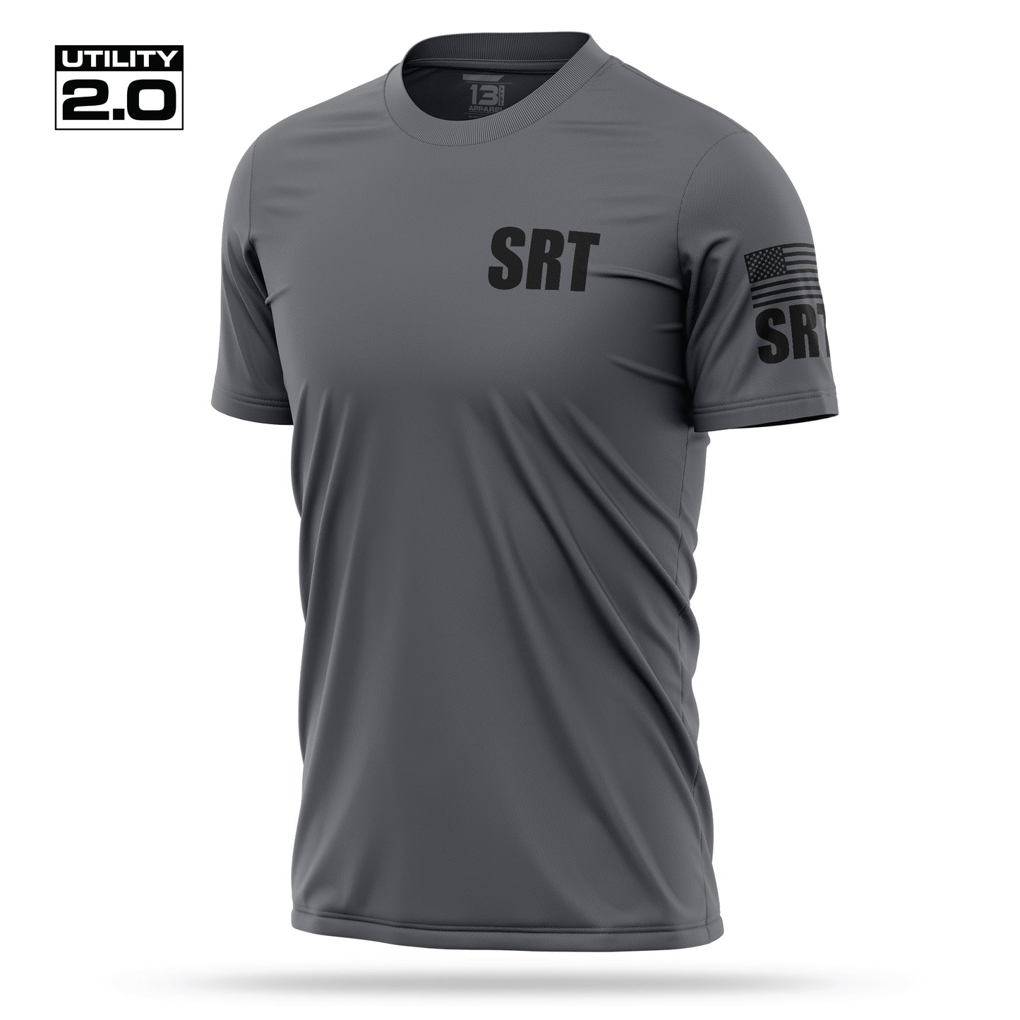 [SRT] Men's Utility 2.0 Short Sleeve [CHAR/BLK]