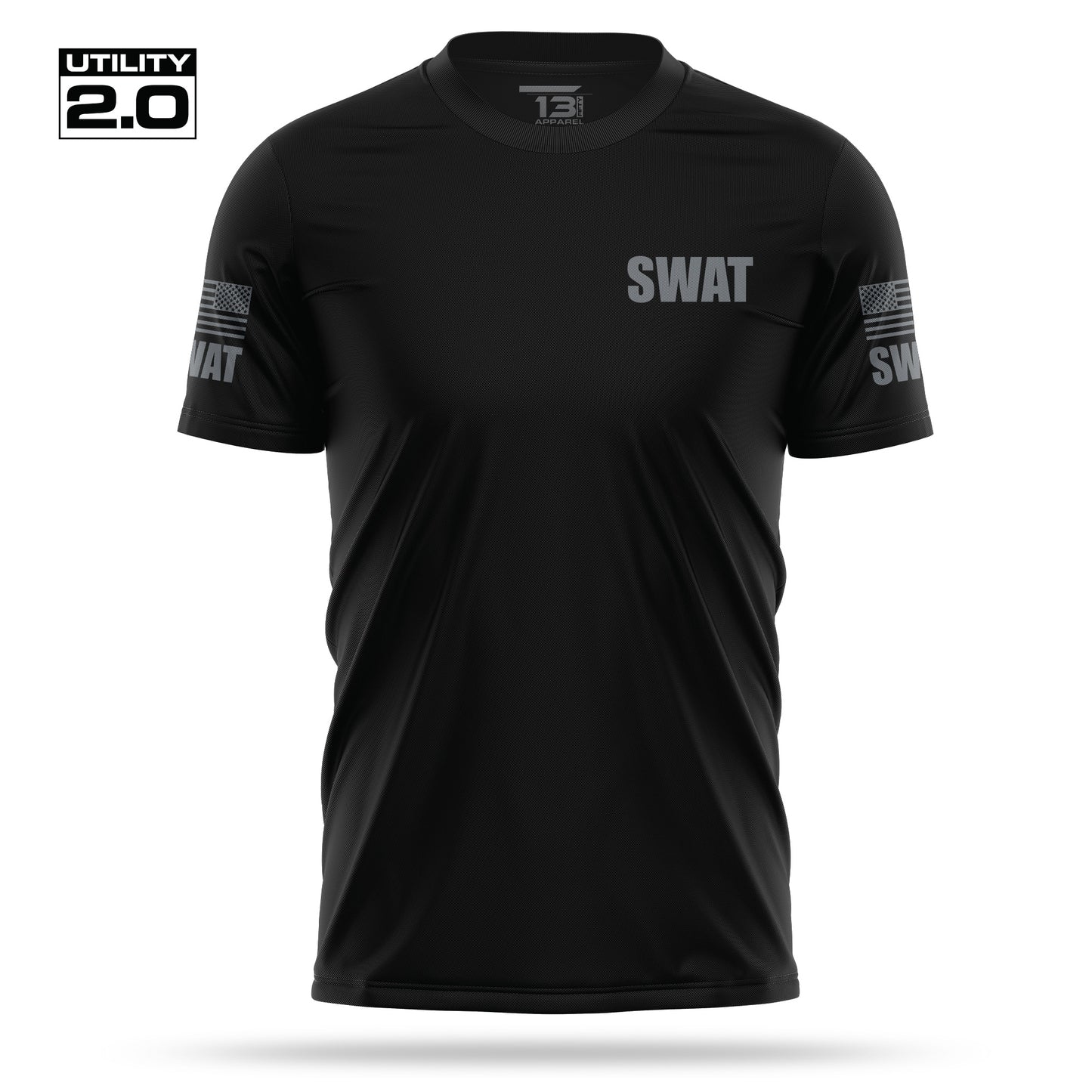 [SWAT] Men's Utility 2.0 Short Sleeve [BLK/GRY]